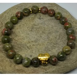 Bracelet LOVE YOU / UNAKITE