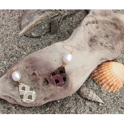 Boucles d'oreilles / ovale...
