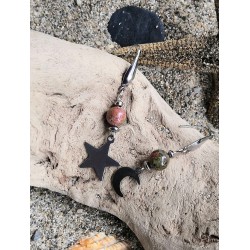 Boucles d'oreilles UNAKITE...