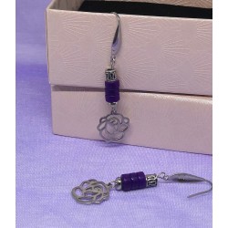 Boucles d'oreilles / FLEUR...