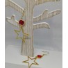 Boucles d'oreilles / ETOILE / ROUGE