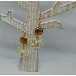 Boucles d'oreilles FLEUR /...