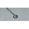 Pendentif  LUNE / SOLEIL / ACIER INOXYDABLE