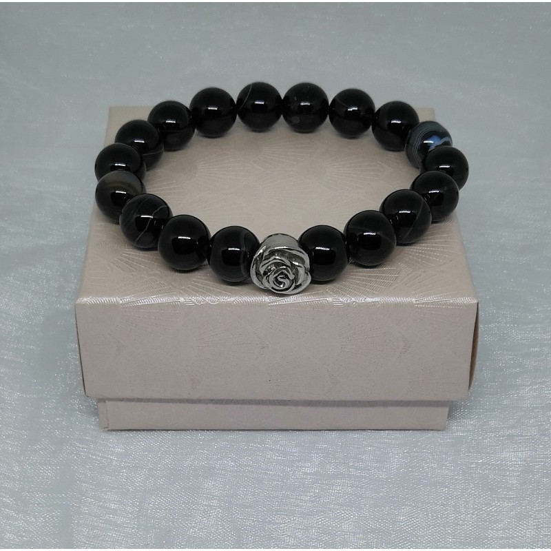 Bracelet / ONYX / FLEUR