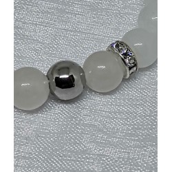Bracelet / JADE BLANC / INFINI
