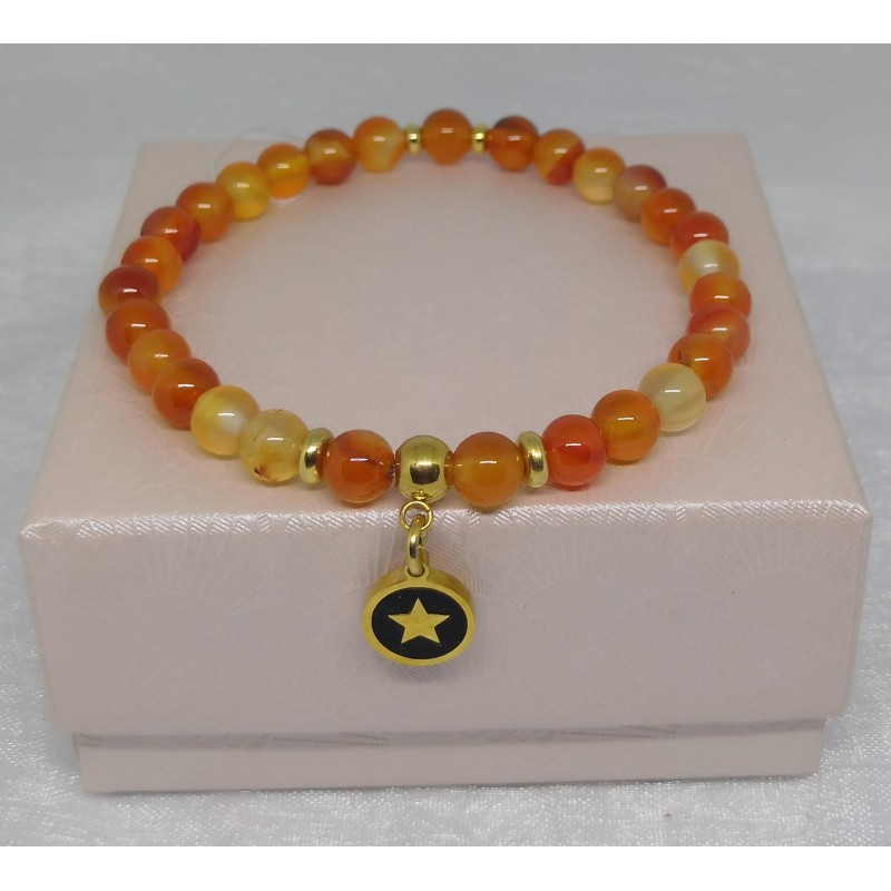 Bracelet / CORNALINE / ETOILE