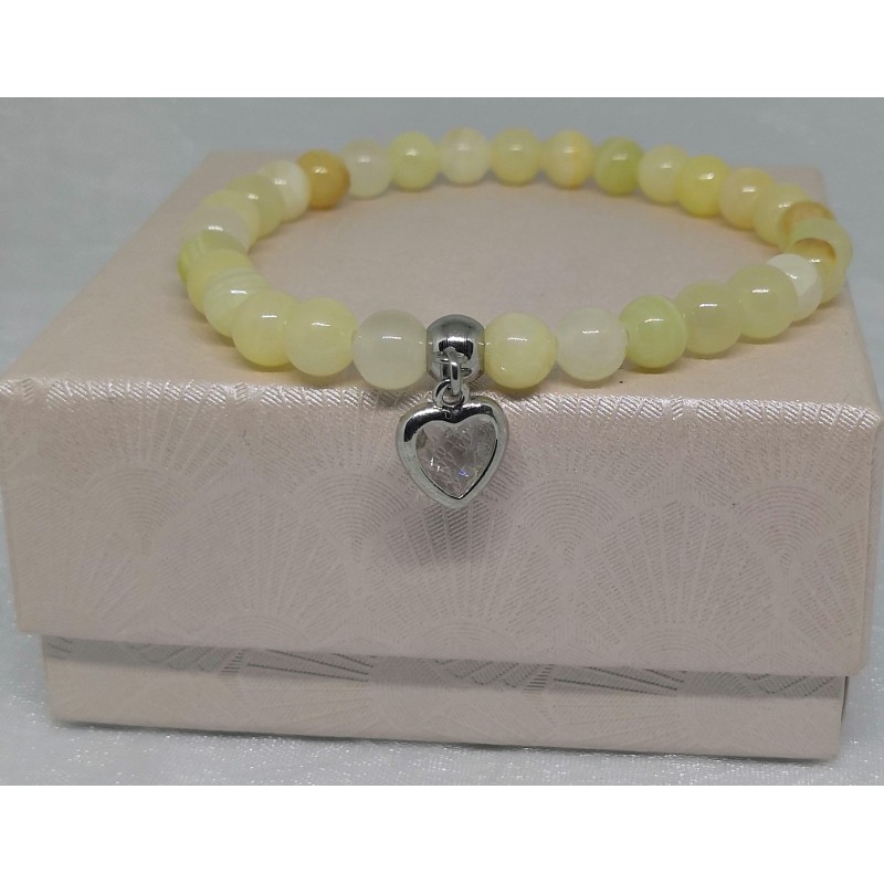 Bracelet / AGATE / COEUR