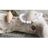Bracelet / FLEUR DE LOTUS / NACRE
