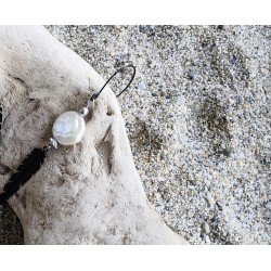 Boucles d'oreilles / PLUME / NOIR