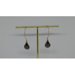Boucles d'oreilles / GOUTTE / NOIR