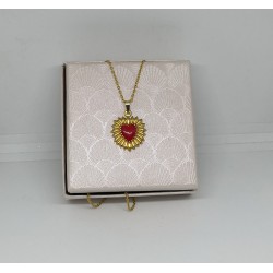 Pendentif / COEUR / ROUGE /...