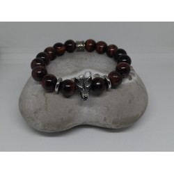 Bracelet HOMME / OEIL DE TAUREAU / LOUP