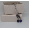 Boucles d'oreilles / LOVE / LAPIS LAZULI