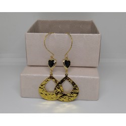 Boucles d'oreilles / COEUR / NOIR