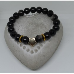 Bracelet / OBSIDIENNE OEIL...