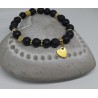 Bracelet / PIERRE DE LAVE /COEUR