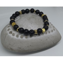 Bracelet / PIERRE DE LAVE /COEUR