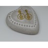 Boucles d'oreilles / CLOU COEUR / CLEF DE SOL