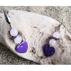 Boucles d'oreilles / QUARTZ...