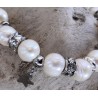 Bracelet / PERLE D'EAU DOUCE / LUNE / ETOILE