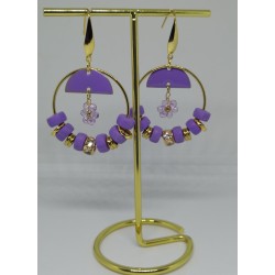 Boucles d'oreilles / FLEUR...