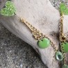 Boucles d'oreilles /COEUR / VERT