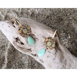 Boucles d'oreilles / FLEUR...