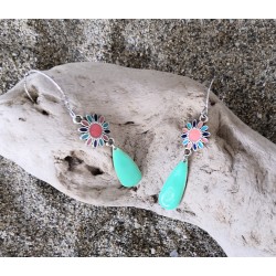 Boucles d'oreilles / FLEUR...
