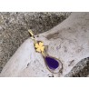 Boucles d'oreilles / TREFLE / VIOLET