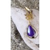 Boucles d'oreilles / TREFLE / VIOLET