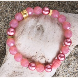Bracelet / BOUDDHA /ROSE