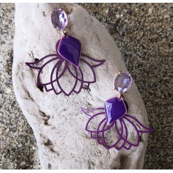 Boucles d'oreilles / LOTUS...