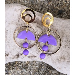 Clou d'oreilles / VIOLET
