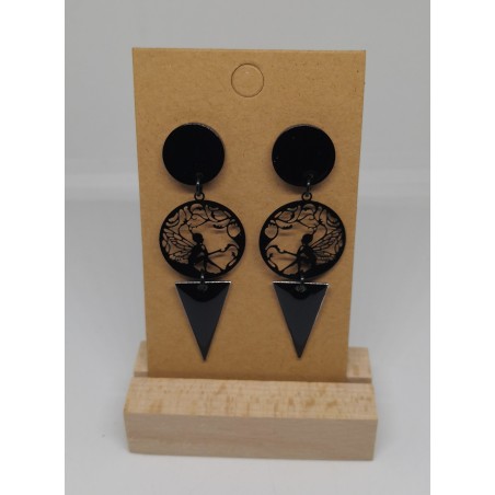 Clou d'oreilles / FEE/ NOIR