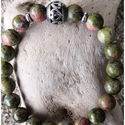 Bracelet UNAKITE COEUR