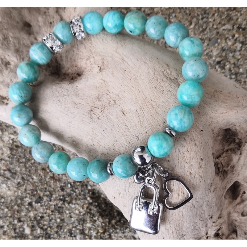 Bracelet / AMAZONITE / COEUR