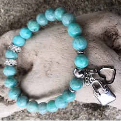 Bracelet / AMAZONITE / COEUR