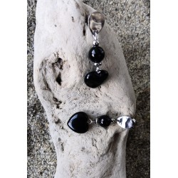 Clou d'oreille / OBSIDIENNE...