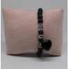 Bracelet / LAVE / COEUR OBSIDIENNE