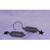 Boucles d'oreilles / ETOILE / NOIR