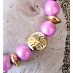 Bracelet / ARRE DE VIE / ROSE NACRE