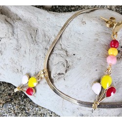 RAS DE COU / ROSE / JAUNE / ROUGE