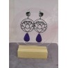 CLOU D'OREILLE / LOTUS / VIOLET
