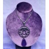 COLLIER  / FLEUR DE LOTUS / VIOLET