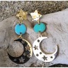 CLOU D'OREILLE / ETOILE / LUNE