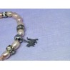 BRACELET / PERLE D'EAU DOUCE / CHAT