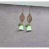 Boucles d'oreilles / FEUILLE / CLOCHETTE