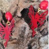 CLOU / D'OREILLES / FEE / ROUGE
