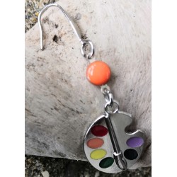 Boucles d'oreilles / PALETTE / ORANGE