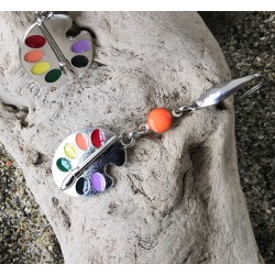 Boucles d'oreilles / PALETTE / ORANGE